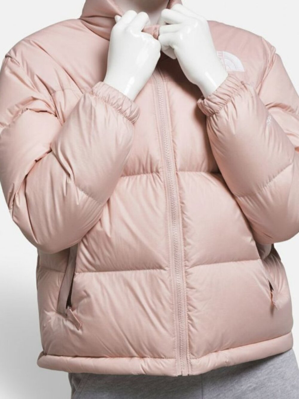 The North Face Kids Girl's Pink 1996 Retro Nuptse Winter Jacket Size S